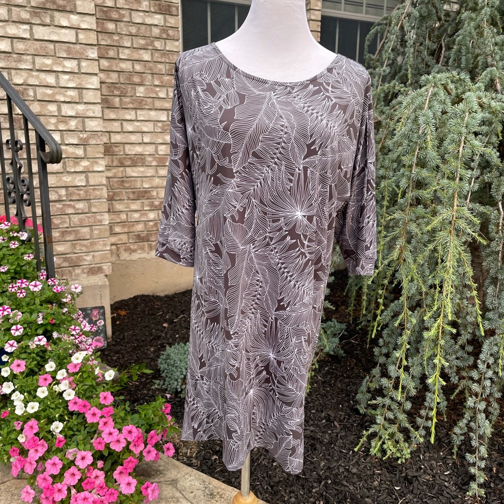 PrAna OCEAN RIFT TUNIC Small Women's Cover Up Black Beach Resortwear New